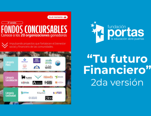 Fundación Portas es seleccionada en los Fondos Concursables Santander 2026 para ampliar su impacto en educación financiera